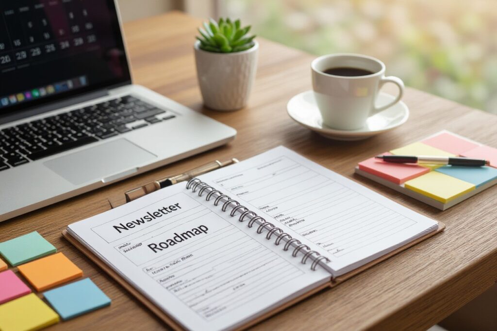 how to create a one year newsletter roadmap glz