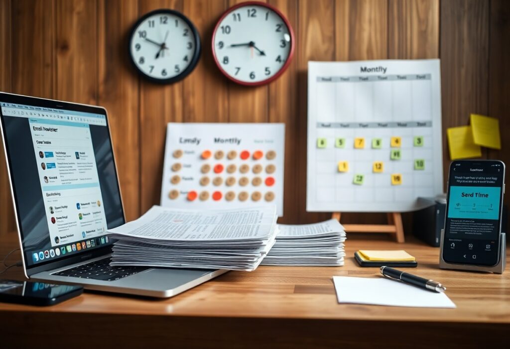 newsletter rhythm how often to send hhx